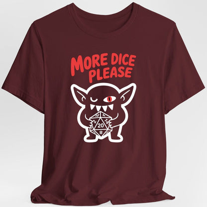 Printify T-Shirt Maroon / S Dice Goblin T-shirt