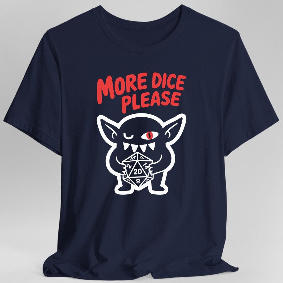 Printify T-Shirt Navy / S Dice Goblin T-shirt