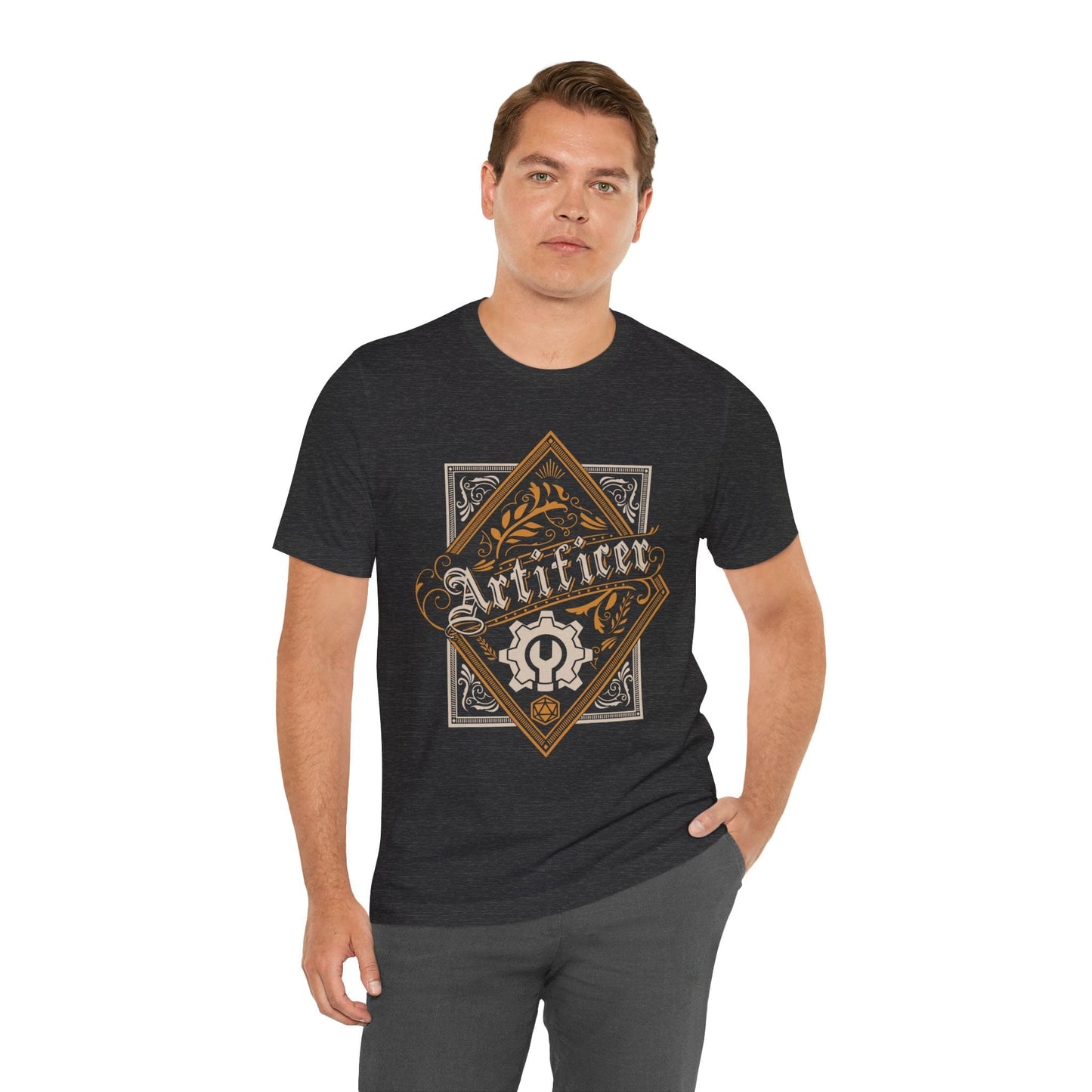 Printify T-Shirt DnD Artificer Large Crest T-Shirt