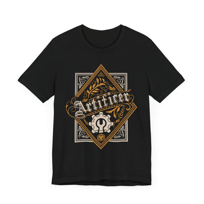 Printify T-Shirt Black / S DnD Artificer Large Crest T-Shirt