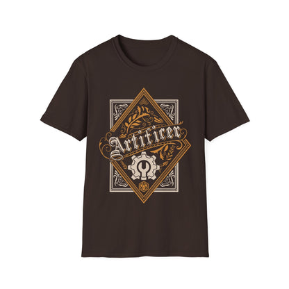 Printify T-Shirt Dark Chocolate / S DnD Artificer Large Crest T-Shirt