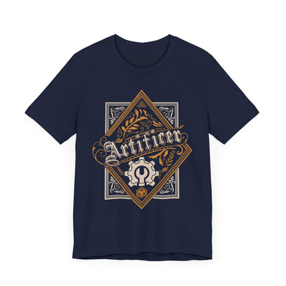 Printify T-Shirt Navy / S DnD Artificer Large Crest T-Shirt