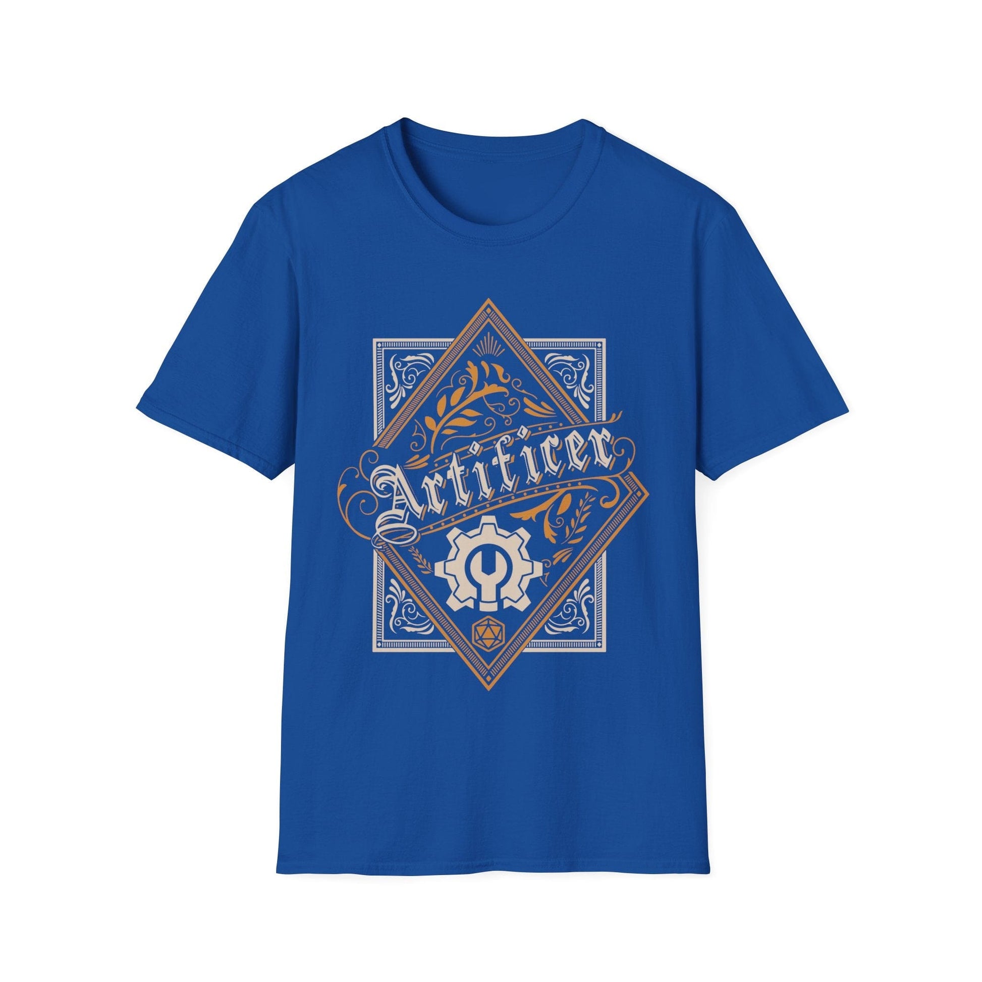 Printify T-Shirt True Royal / S DnD Artificer Large Crest T-Shirt