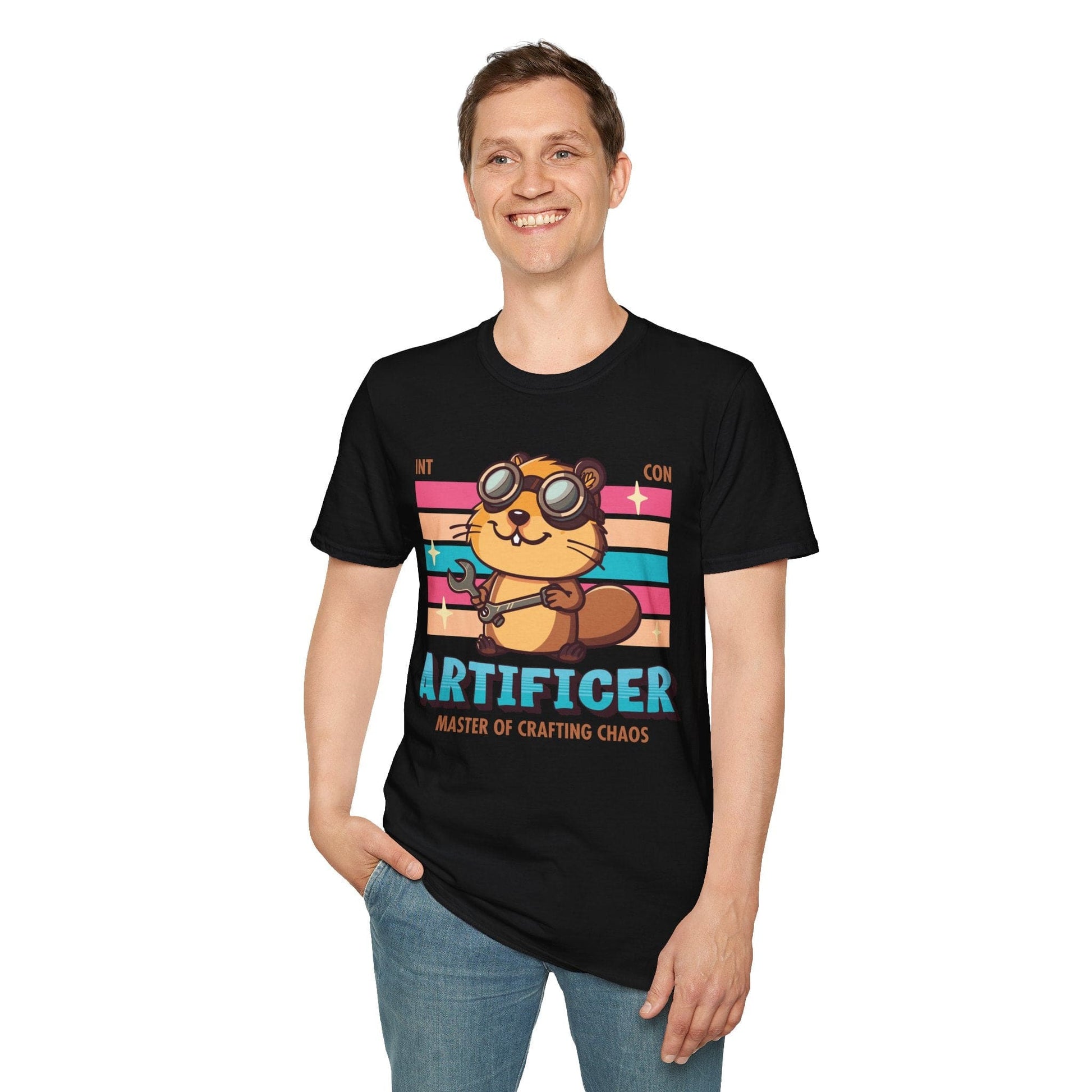 Printify T-Shirt DnD Artificer Shirt - D&D Kawaii Class T-shirt