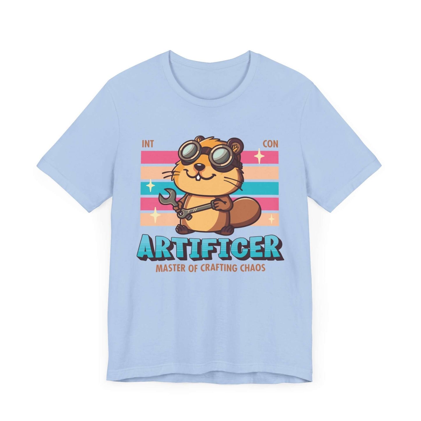 Printify T-Shirt Baby Blue / S DnD Artificer Shirt - D&D Kawaii Class T-shirt