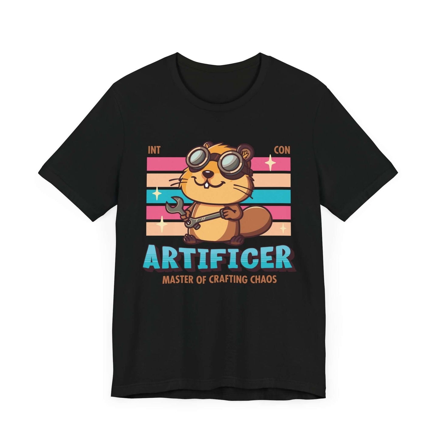 Printify T-Shirt Black / S DnD Artificer Shirt - D&D Kawaii Class T-shirt