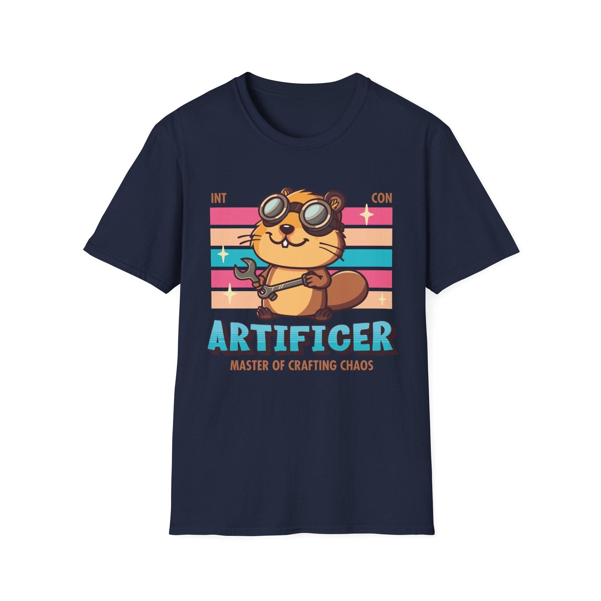 Printify T-Shirt Navy / S DnD Artificer Shirt - D&D Kawaii Class T-shirt