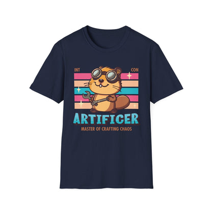 Printify T-Shirt Navy / S DnD Artificer Shirt - D&D Kawaii Class T-shirt