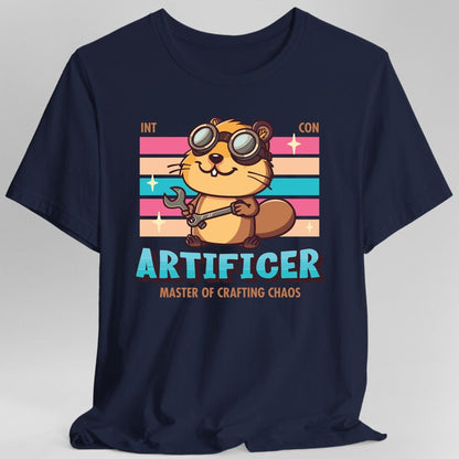 Printify T-Shirt Navy / S DnD Artificer Shirt - D&D Kawaii Class T-shirt