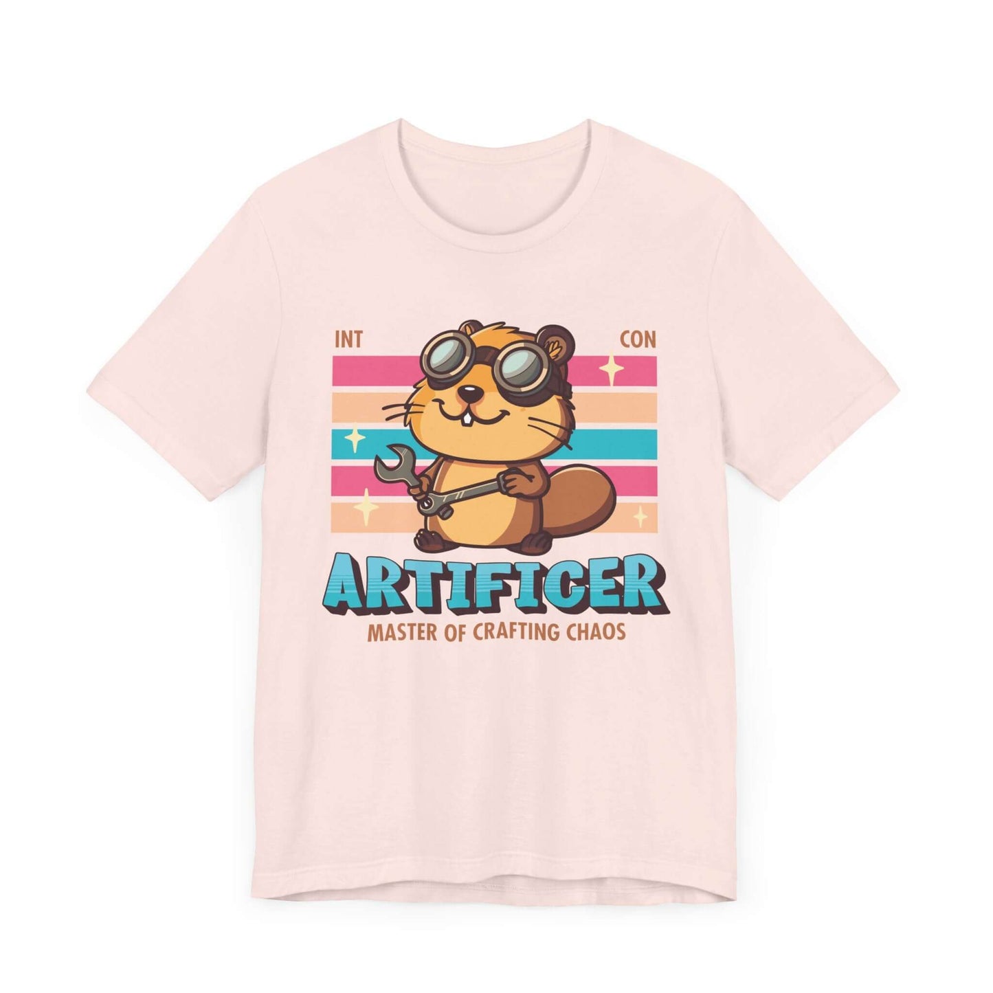 Printify T-Shirt Soft Pink / S DnD Artificer Shirt - D&D Kawaii Class T-shirt