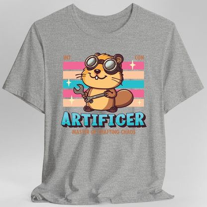 Printify T-Shirt Sport Grey / S DnD Artificer Shirt - D&D Kawaii Class T-shirt