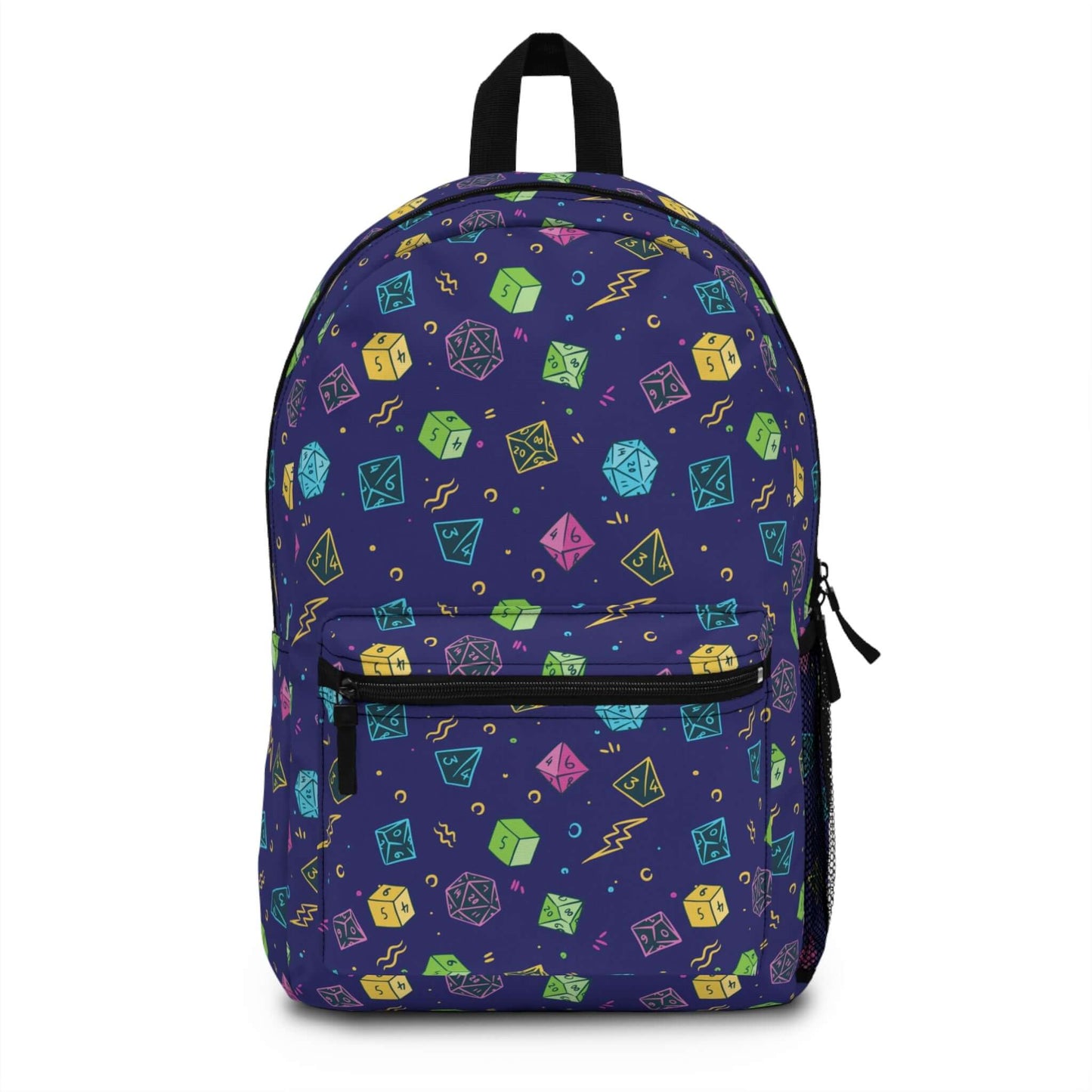 Printify Bags One size DnD Backpack - Blue Dice Pattern