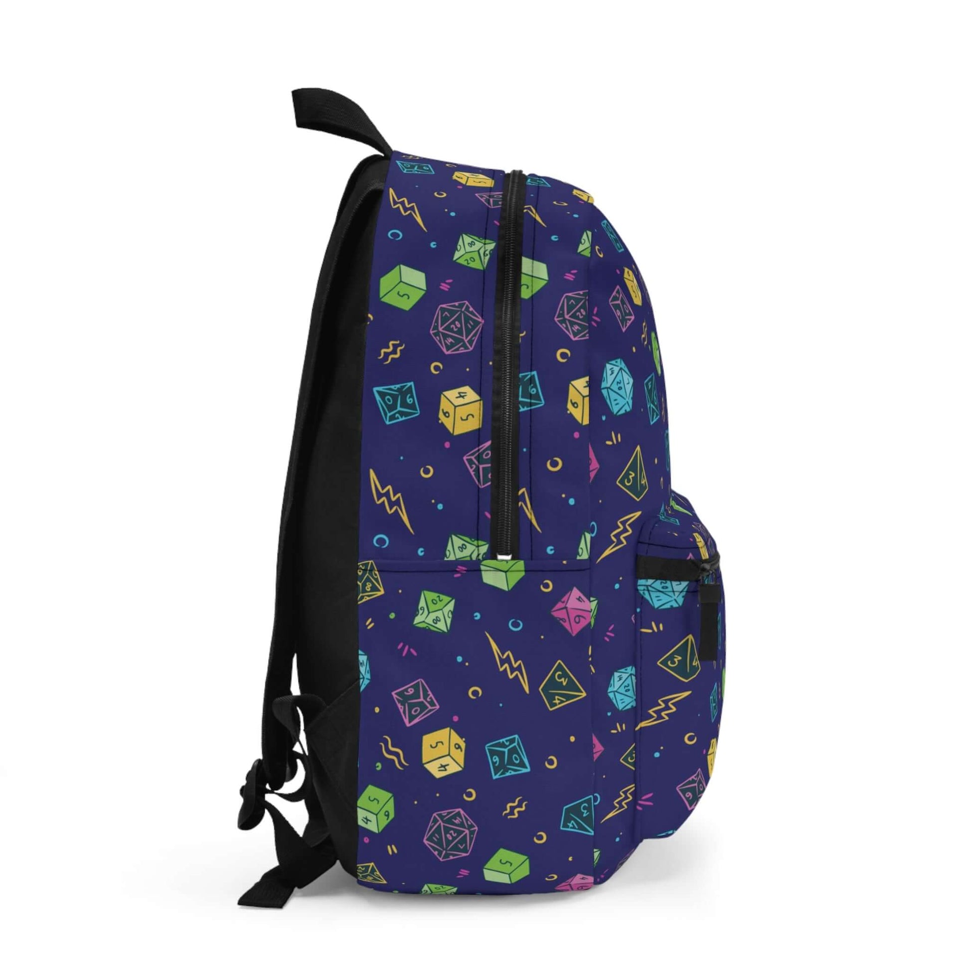 Printify Bags One size DnD Backpack - Blue Dice Pattern