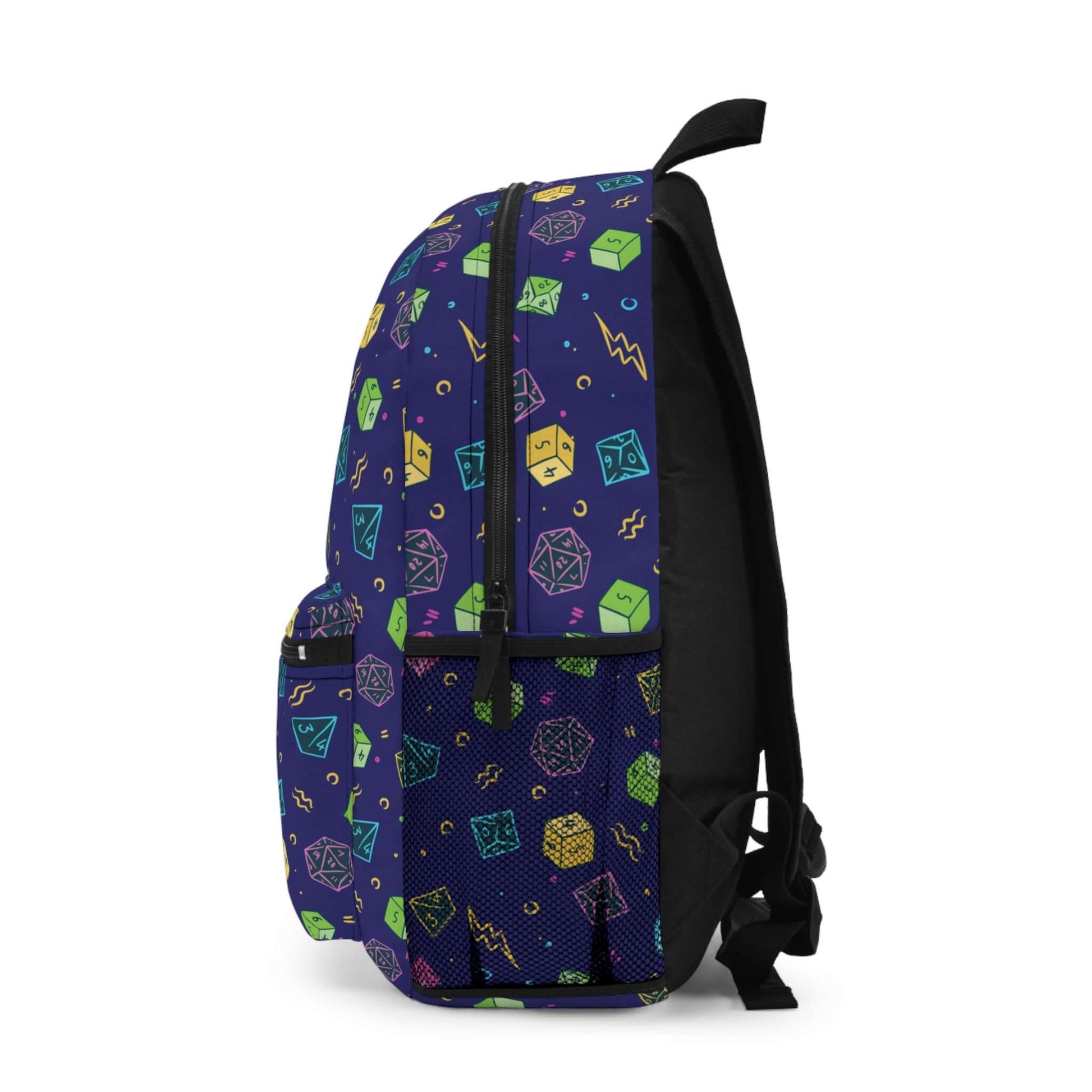 Printify Bags One size DnD Backpack - Blue Dice Pattern