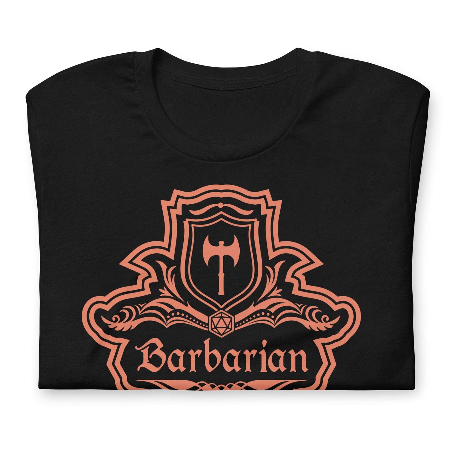 Printify T-Shirt DnD Barbarian Class Emblem T-Shirt