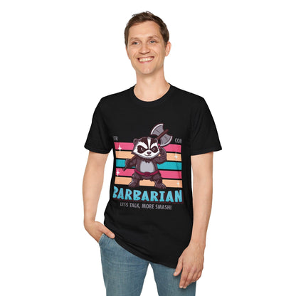 Printify T-Shirt DnD Barbarian Shirt - D&D Kawaii Class T-shirt
