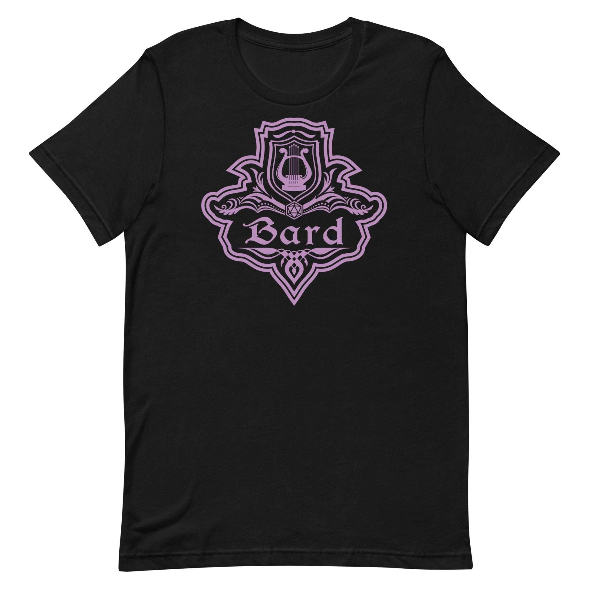 Printify T-Shirt Black / S DnD Bard Class Emblem T-Shirt