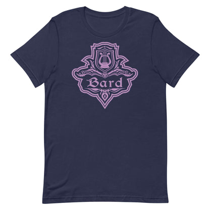 Printify T-Shirt Navy / S DnD Bard Class Emblem T-Shirt