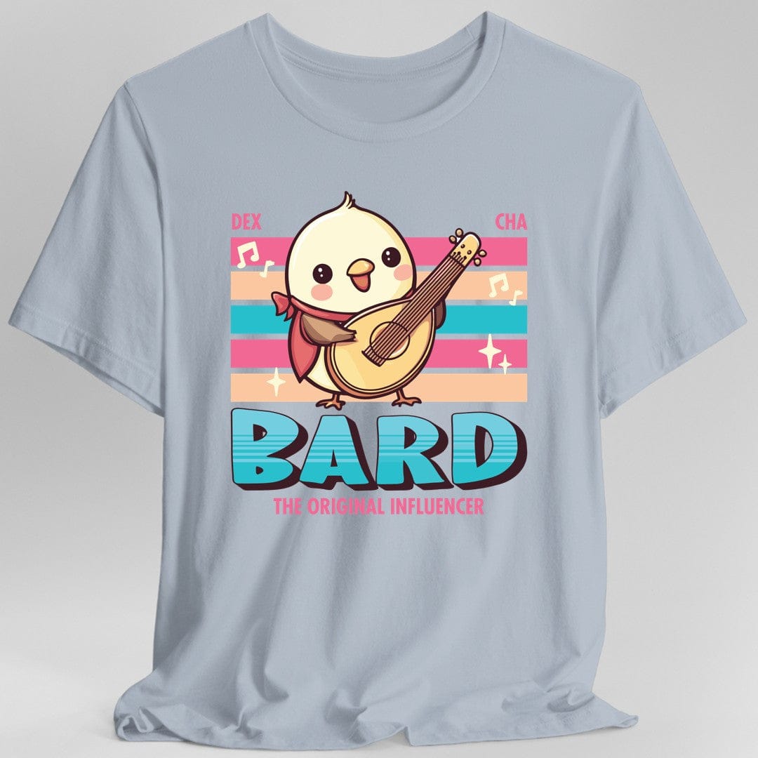 Printify T-Shirt Light Blue / S DnD Bard Shirt - D&D Kawaii Class T-shirt