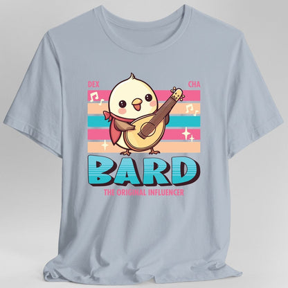 Printify T-Shirt Light Blue / S DnD Bard Shirt - D&D Kawaii Class T-shirt