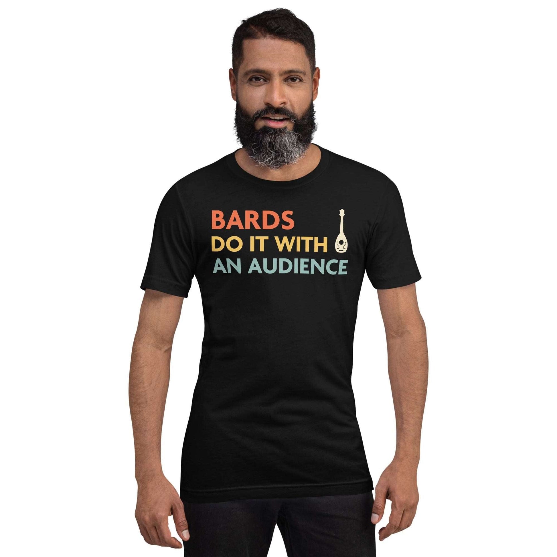 Printify T-Shirt DnD Bards Do It With An Audience Shirt