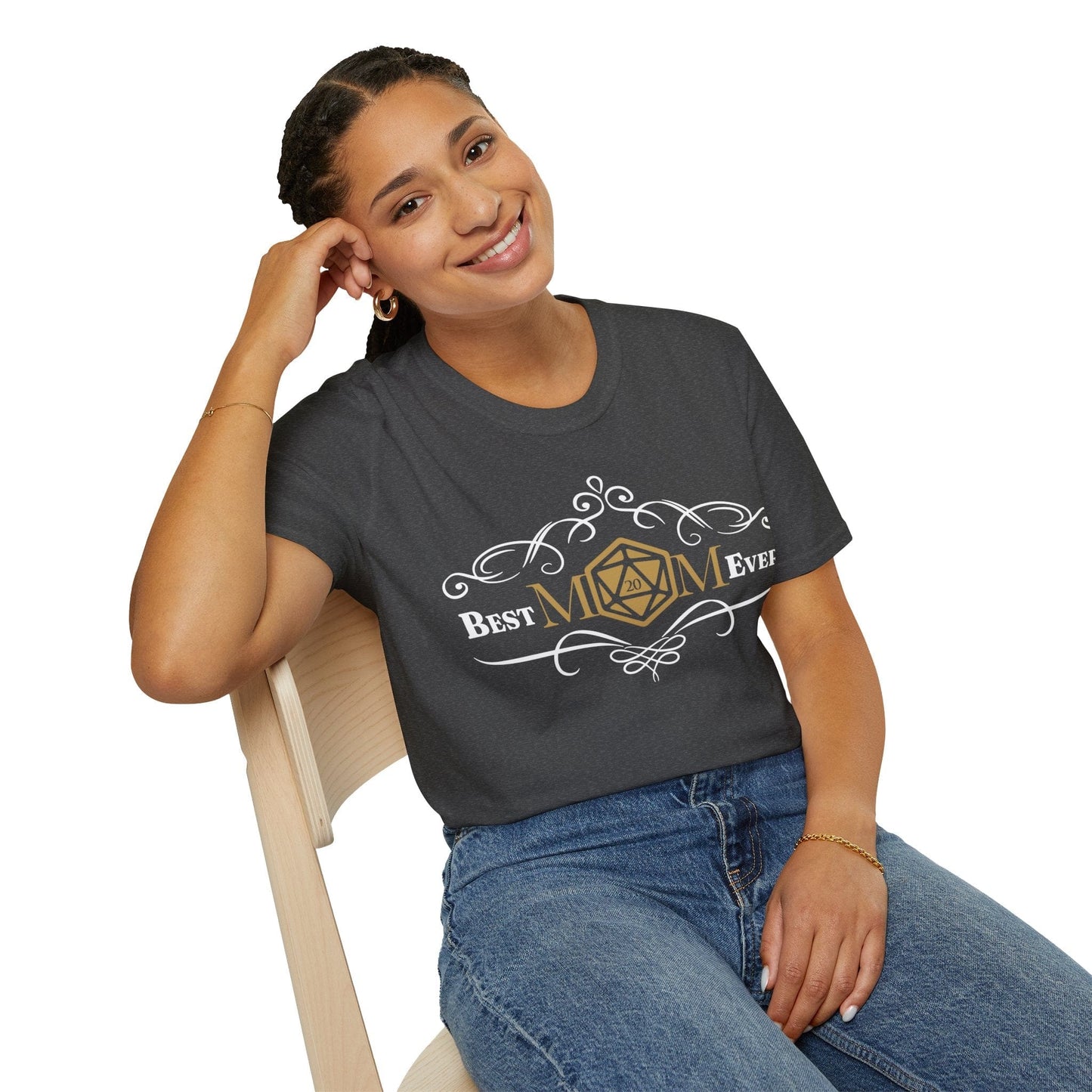 Printify T-Shirt DnD Best Mom Ever T-Shirt
