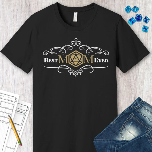 Printify T-Shirt DnD Best Mom Ever T-Shirt