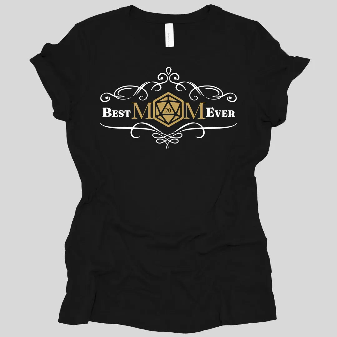 Printify T-Shirt Black / S DnD Best Mom Ever Women's T-Shirt