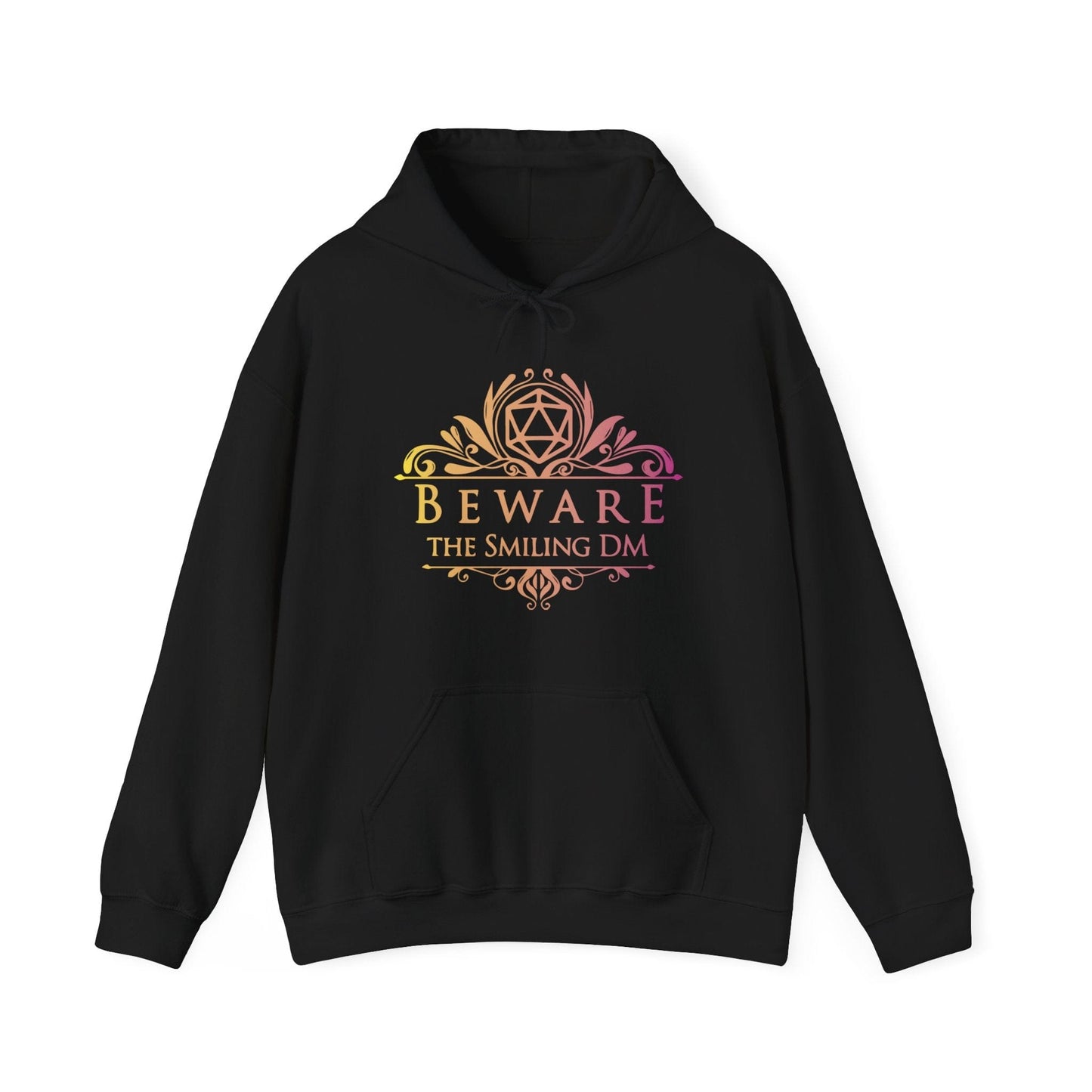 Printify Hoodie Black / S DnD Beware the Smiling DM Hoodie