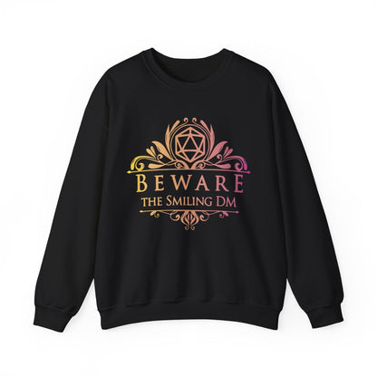 Printify Sweatshirt S / Black DnD Beware the Smiling DM Sweatshirt