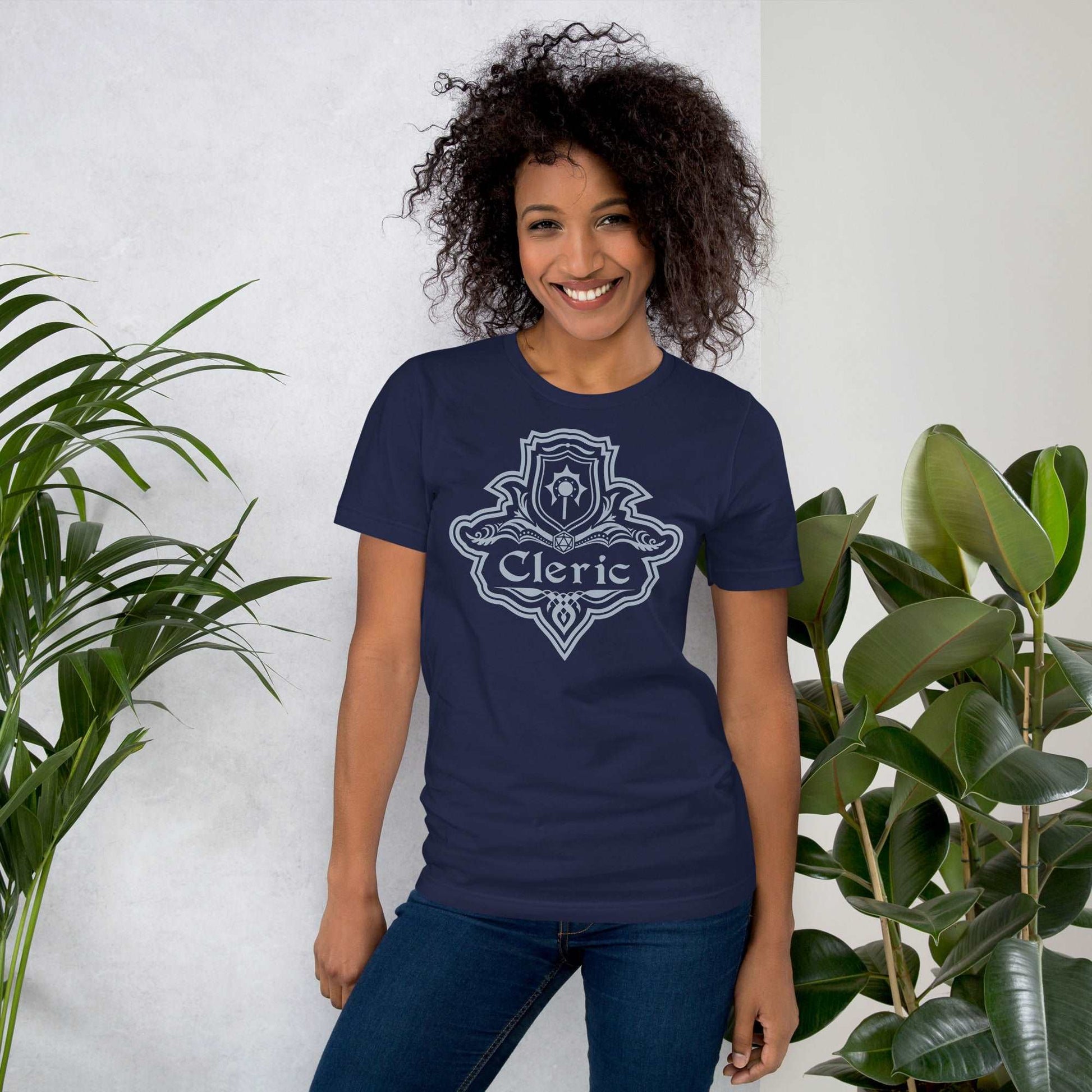 Printify T-Shirt DnD Cleric Class Emblem T-Shirt