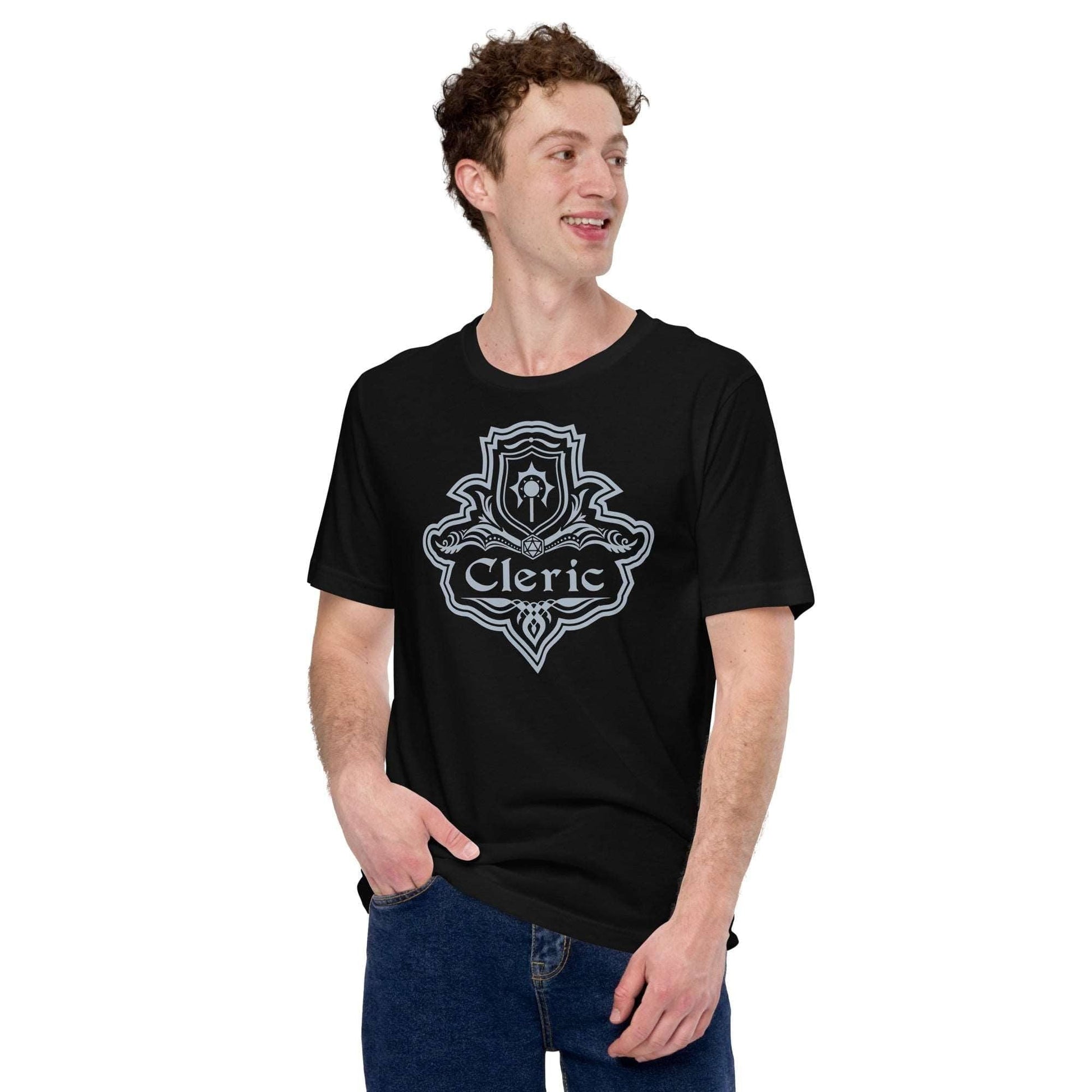 Printify T-Shirt DnD Cleric Class Emblem T-Shirt