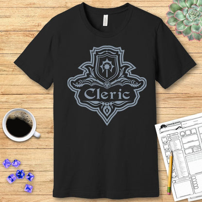 Printify T-Shirt DnD Cleric Class Emblem T-Shirt