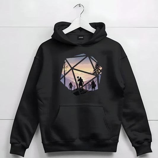 Printify Hoodie DnD D20 Landscape Hoodie