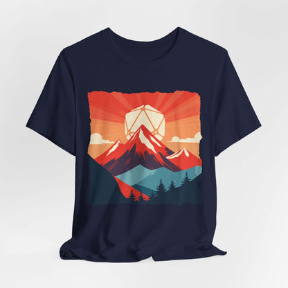 Printify T-Shirt Navy / S DnD D20 Landscape T-shirt