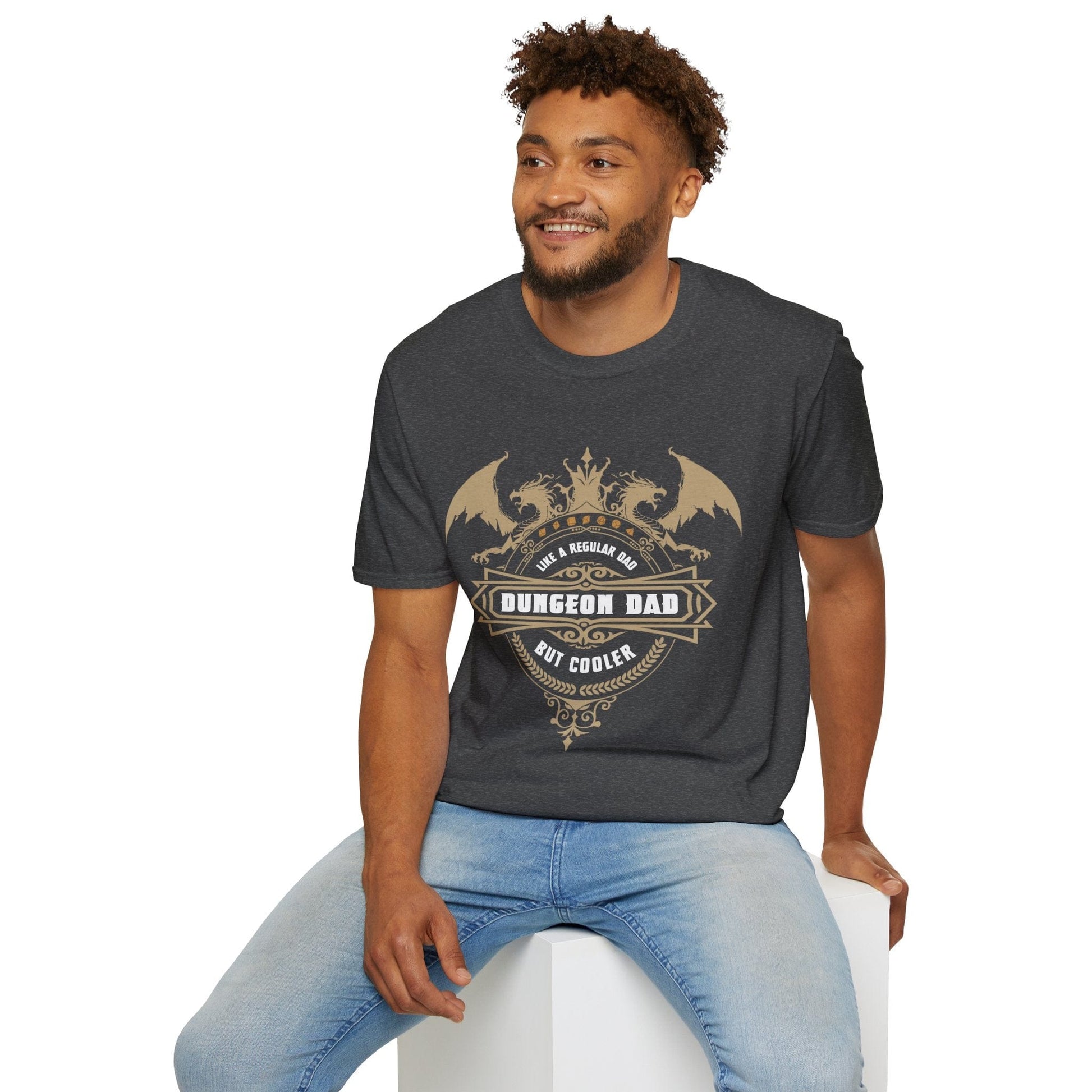 Printify T-Shirt DnD Dad Shirt - Dungeon Dad