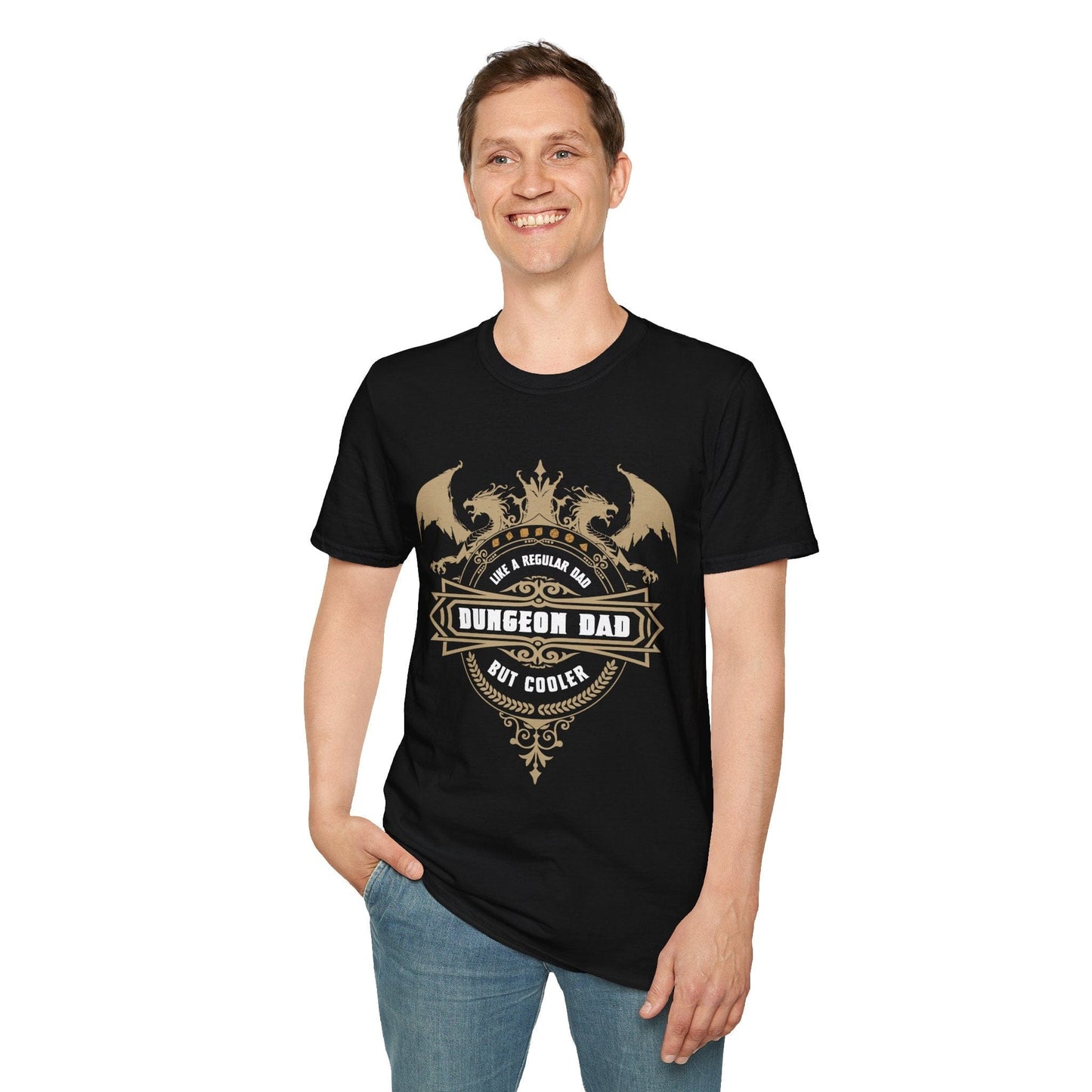 Printify T-Shirt DnD Dad Shirt - Dungeon Dad