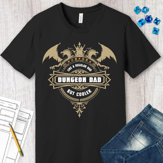 Printify T-Shirt DnD Dad Shirt - Dungeon Dad