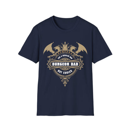 Printify T-Shirt Navy / S DnD Dad Shirt - Dungeon Dad