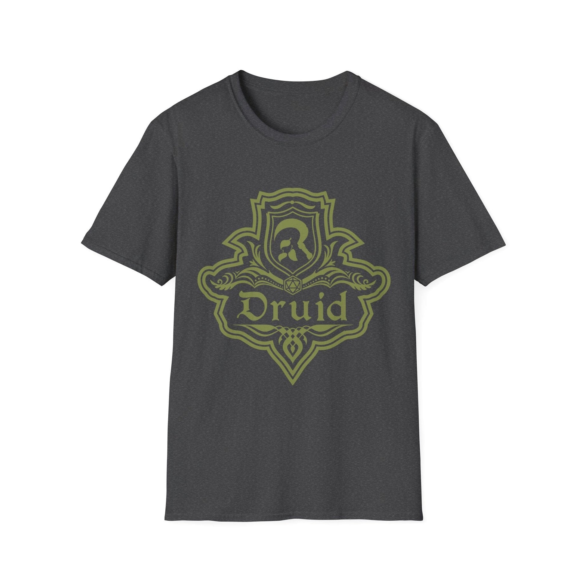 Printify T-Shirt Dark Heather / S DnD Druid Class Emblem T-Shirt