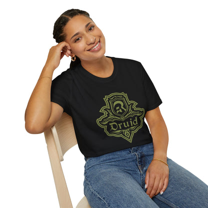 Printify T-Shirt DnD Druid Class Emblem T-Shirt - Dungeons & Dragons Druid Tee