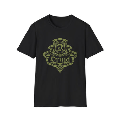 Printify T-Shirt Black / S DnD Druid Class Emblem T-Shirt - Dungeons & Dragons Druid Tee
