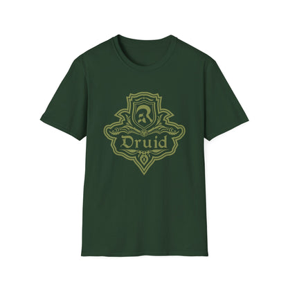 Printify T-Shirt Forest Green / S DnD Druid Class Emblem T-Shirt - Dungeons & Dragons Druid Tee