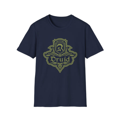 Printify T-Shirt Navy / S DnD Druid Class Emblem T-Shirt - Dungeons & Dragons Druid Tee
