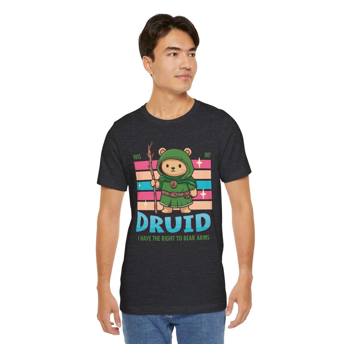 Printify T-Shirt DnD Druid Shirt - D&D Kawaii Class T-shirt