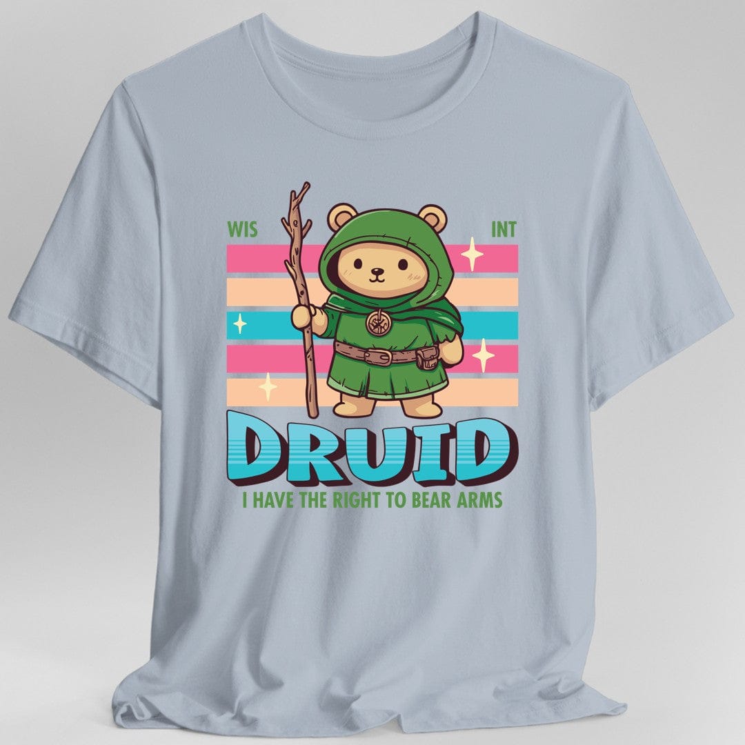 Printify T-Shirt Light Blue / S DnD Druid Shirt - D&D Kawaii Class T-shirt