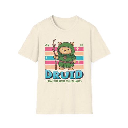 Printify T-Shirt Natural / S DnD Druid Shirt - D&D Kawaii Class T-shirt
