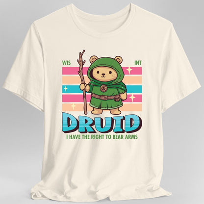 Printify T-Shirt Natural / S DnD Druid Shirt - D&D Kawaii Class T-shirt