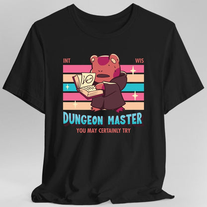 Printify T-Shirt Black / S DnD Dungeon Master Shirt - D&D Kawaii Class T-shirt