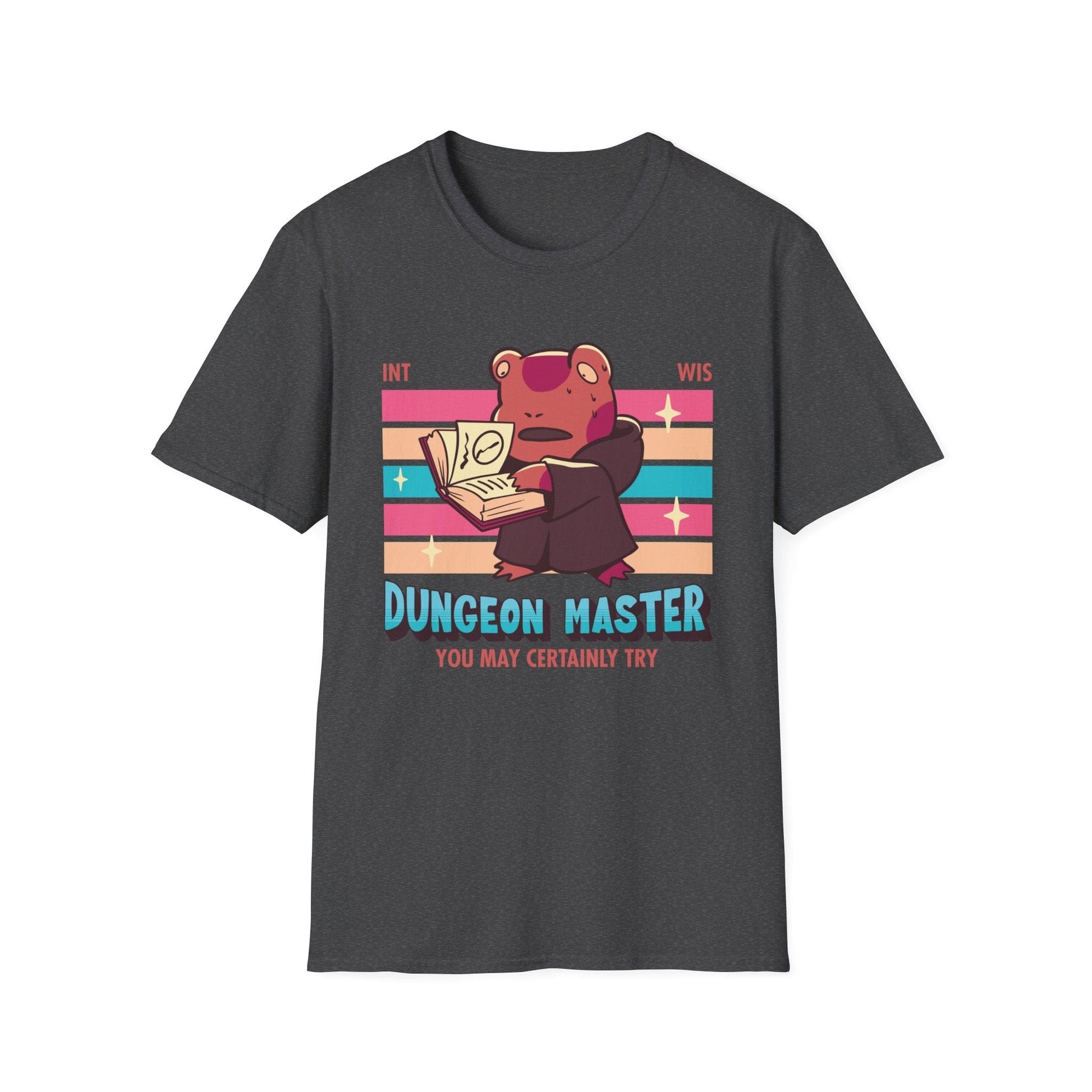 Printify T-Shirt Dark Heather / S DnD Dungeon Master Shirt - D&D Kawaii Class T-shirt